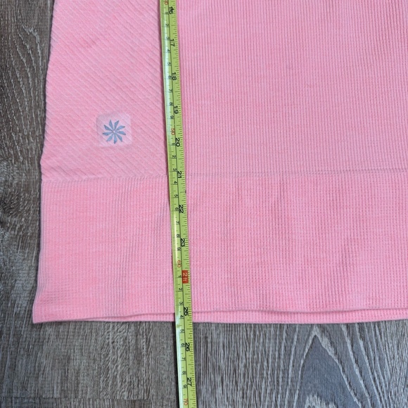 Athleta Power Down Primaloft Pullover Top Coral Pink Size Large NWT - Picture 10 of 13
